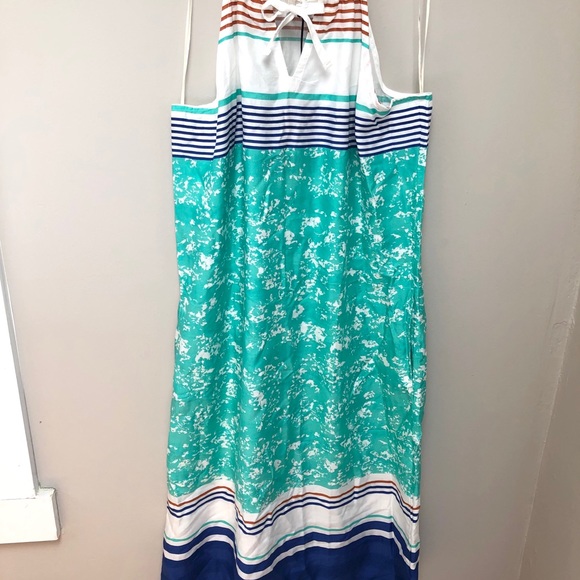 PrAna Parisol Aqua Blue midi dress - Picture 8 of 11